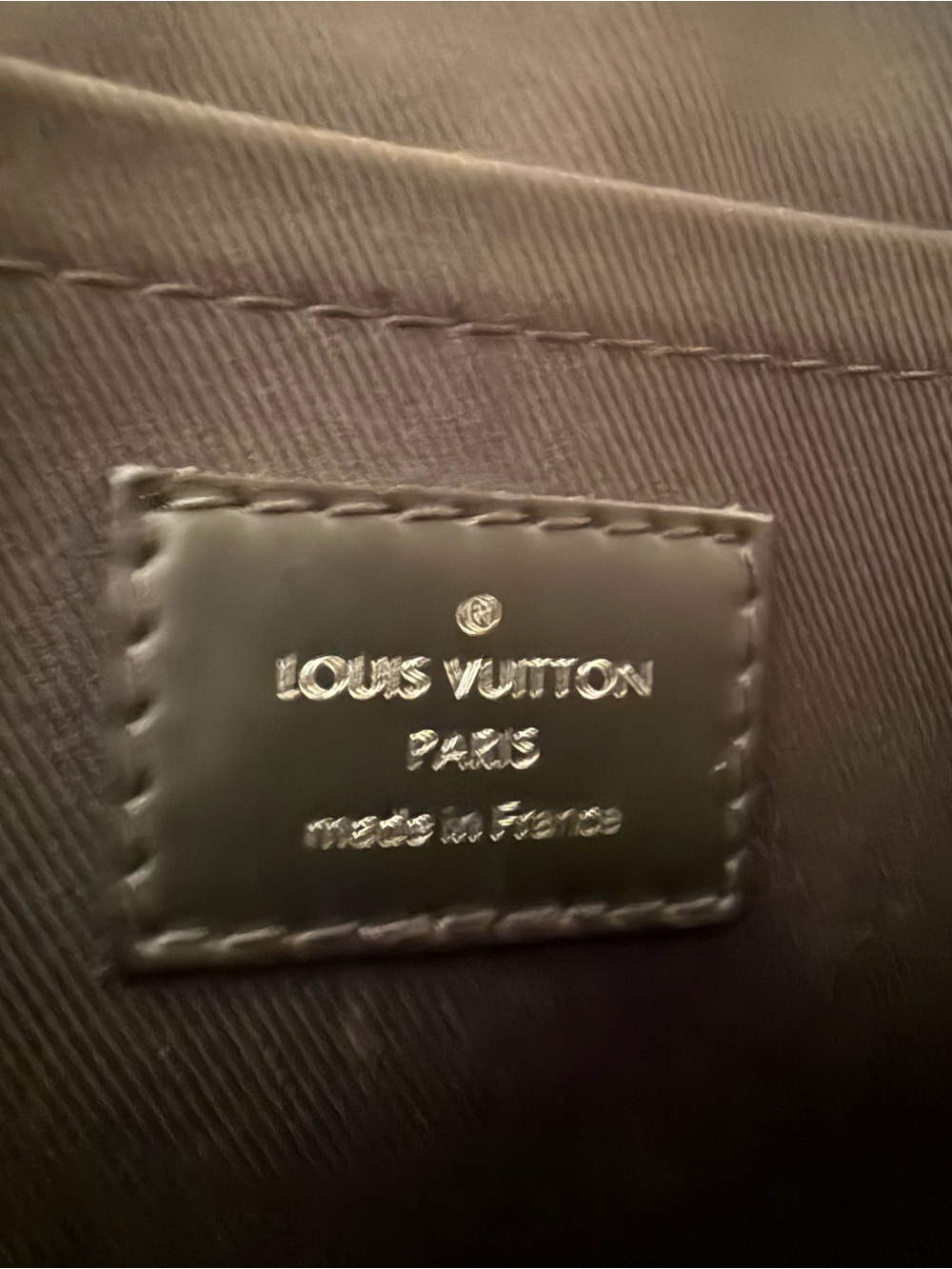 Louis Vuitton Monogram Eclipse Laptop Pouch - Black and Gray - Picture 5 of 7
